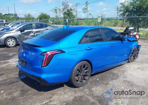 2024 Cadillac Ct4-V V-Series Blackwing из США, поврежденный, VIN 1G6D75RP8R0410118